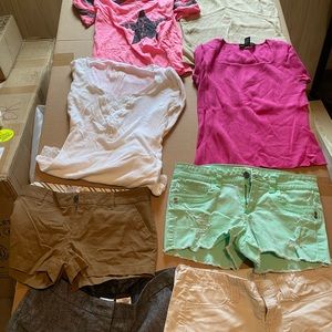 Shorts and shirts